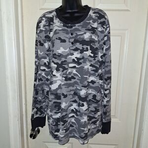 Joe Boxer men's camouflage thermal shirt XL